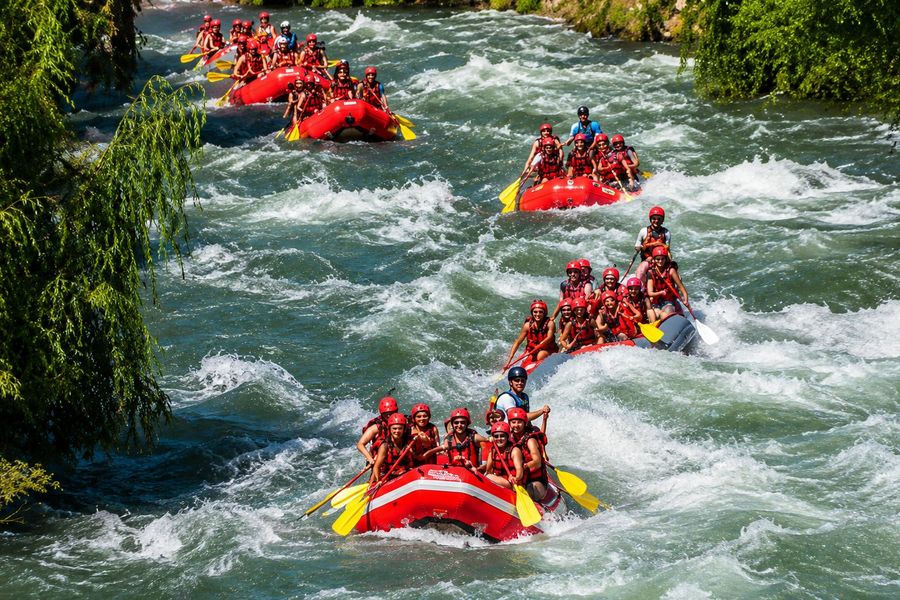 Rafting en grupo